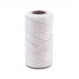 Nitka lniana Modena Nabłyszczana biała 50g/60m - 2